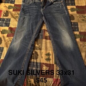 Dark denim Silver Jeans 33x31
